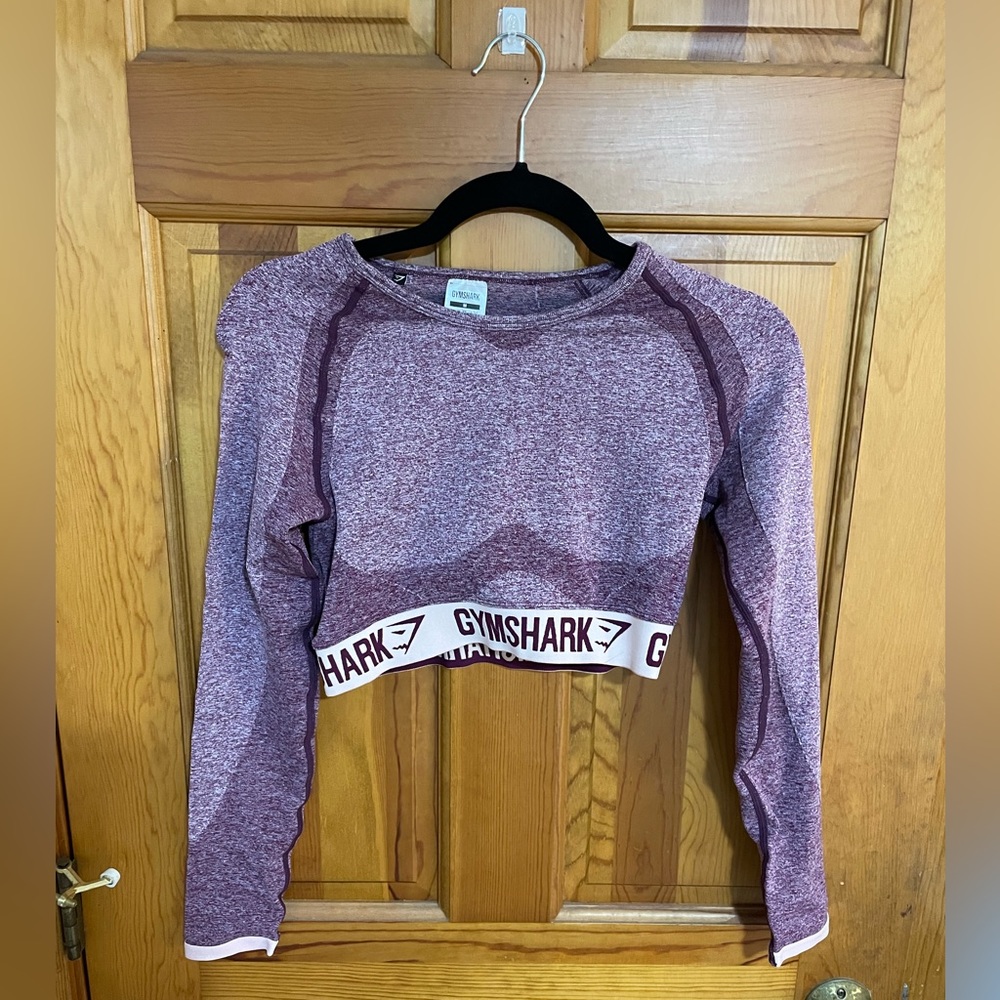 Gym shark flex long sleeve crop top